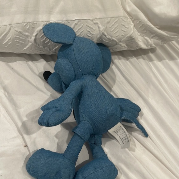 Mickey Mouse Disney X AE American Eagle Blue Denim Special Edition Plush - Picture 5 of 8